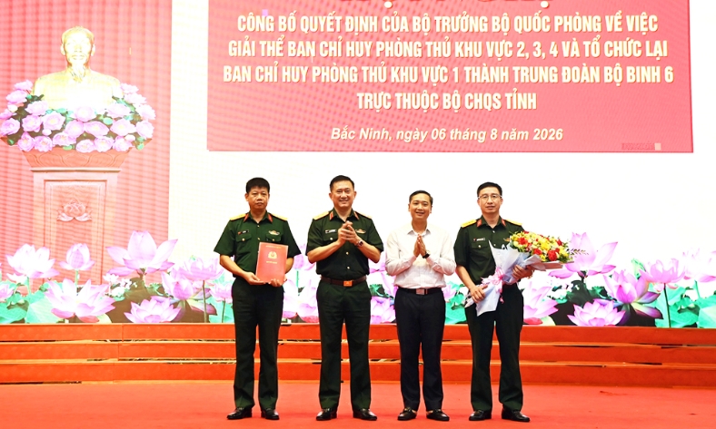  Bắc Ninh: Thành lập Trung đoàn bộ binh 6