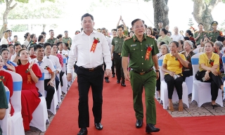 Bắc Ninh: Thượng tướng Nguyễn Văn Long dự Ngày hội toàn dân bảo vệ an ninh Tổ quốc tại phường Đa Mai