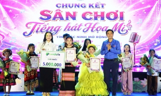 Sôi nổi Chung kết Sân chơi “Tiếng hát họa mi” tỉnh Bắc Ninh mở rộng năm 2026
