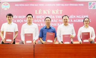 Hội Nông dân Bắc Ninh phối hợp Agribank tiếp vốn phát triển kinh tế