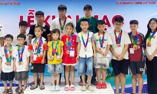 Bắc Ninh giành 6 Huy chương Vàng tại Giải vô địch cờ tướng trẻ xuất sắc quốc gia 