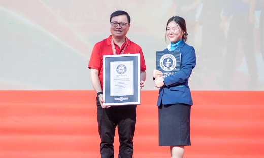 “Cùng Việt Nam tiến bước” xác lập Kỷ lục Guinness thế giới