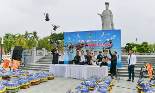 Sôi nổi Hội thi thả chim bồ câu tỉnh Bắc Ninh