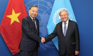 Tổng Bí thư, Chủ tịch nước Tô Lâm gặp Tổng Thư ký Liên hợp quốc António Guterres