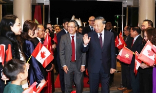 Tổng Bí thư, Chủ tịch nước Tô Lâm bắt đầu chuyến thăm cấp Nhà nước tới Canada