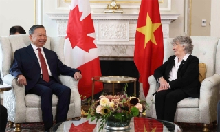 Tổng Bí thư, Chủ tịch nước Tô Lâm hội kiến Toàn quyền Canada Louise Arbour