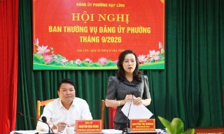Bắc Ninh: Phường Hạp Lĩnh chủ động tháo gỡ khó khăn, quyết tâm hoàn thành nhiệm vụ năm 2026