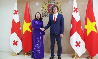 Phó Chủ tịch nước Võ Thị Ánh Xuân hội đàm với Thủ tướng Gruzia