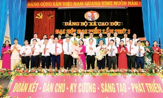 Xã Cao Đức phát huy lợi thế  để phát triển nhanh và bền vững