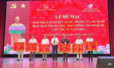 Bắc Ninh giành giải Ba hội thao giáo dục quốc phòng và an ninh học sinh trung học phổ thông toàn quốc