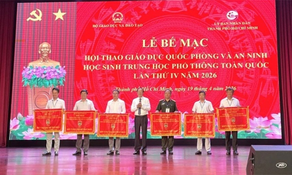 Bắc Ninh giành giải Ba toàn đoàn tại hội thao giáo dục quốc phòng và an ninh học sinh trung học phổ thông toàn quốc