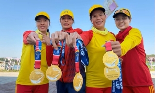 Rowing Việt Nam gây ấn tượng mạnh ở Cúp châu Á 2026