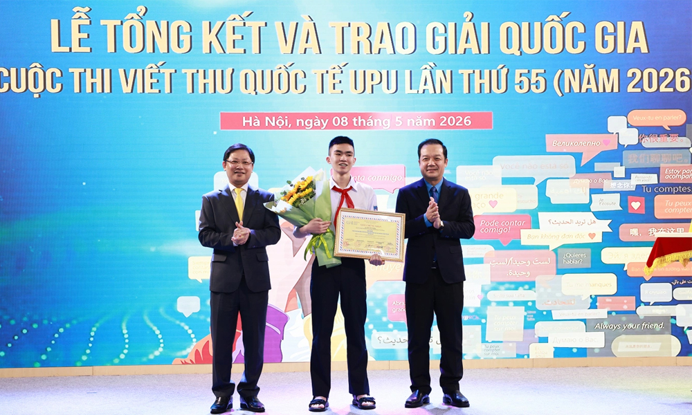 Bức thư gửi robot giành giải nhất Cuộc thi viết thư UPU