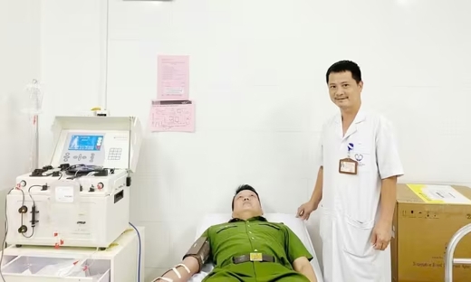 Trung tá công an Bắc Ninh 32 lần hiến máu cứu người: Còn giúp được là còn đi