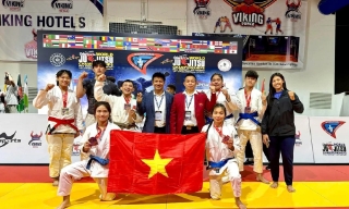 Jujitsu Việt Nam giành 6 huy chương Vàng ở giải vô địch thế giới, khiến đối thủ nể phục