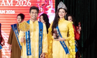 Điều bất ngờ về nữ dược sĩ đăng quang Hoa hậu Di sản Văn hoá Việt Nam 2026