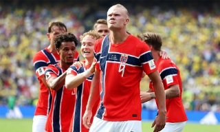 Haaland lập cú đúp, Na Uy loại Brazil khỏi World Cup