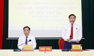 Bắc Ninh: HĐND xã Lương Tài tổ chức kỳ họp chuyên đề quyết định đề án thành lập phường