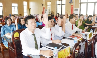 HĐND xã Phù Lãng thông qua Đề án thành lập phường Phù Lãng 