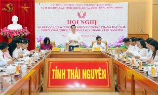 Cụm thi đua các tỉnh Trung du và Đồng bằng sông Hồng sơ kết công tác thi đua, khen thưởng