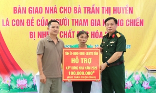 Bắc Ninh: Bàn giao nhà cho con đẻ của nạn nhân da cam  ở  phường Phương Liễu