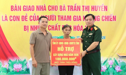 Bắc Ninh: Bàn giao nhà cho con đẻ của nạn nhân da cam  ở  phường Phương Liễu