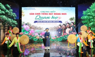 Sôi nổi vòng chung kết sân chơi “Tiếng hát măng non Quan họ” tỉnh Bắc Ninh mở rộng năm 2026