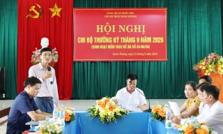 Sinh hoạt chi bộ gắn với những vấn đề thiết thực ở nông thôn