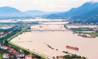 Bắc Ninh: Rút lệnh báo động số 1, 2, 3 trên sông Lục Nam tại Trạm thủy văn Chũ, Cẩm Đàn