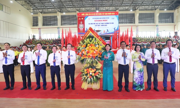 Phường Từ Sơn khai mạc Đại hội Thể dục Thể thao lần thứ I năm 2026