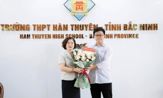 Cựu học sinh Trường Trung học phổ thông Hàn Thuyên trở thành Thủ khoa đầu vào Trường Đại học Y Hà Nội 