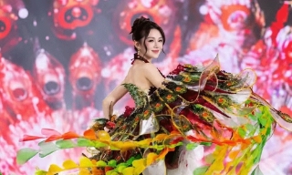 Á hậu Khánh Như sẽ mang tranh Đông Hồ lên sân khấu Miss International 2026