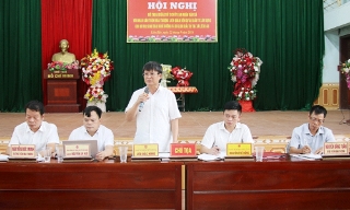 Xã Liên Bão đối thoại với Nhân dân về dự án Khu đô thị sinh thái