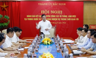 Bắc Ninh: Cụ thể hóa kết quả chuyến công tác Trung Quốc, mở rộng hợp tác đầu tư