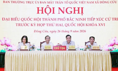  Đoàn đại biểu Quốc hội thành phố Bắc Ninh tiếp xúc cử tri xã Đông Cứu