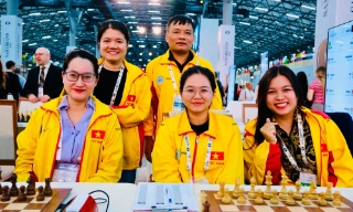 Cờ vua Việt Nam nhảy vọt trên bảng xếp hạng thế giới sau thành công ở Olympiad