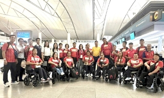 Đoàn thể thao người khuyết tật Việt Nam lên đường dự Asian Para Games 2026