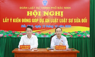 Bắc Ninh lấy ý kiến góp ý dự án Luật Luật sư (sửa đổi)