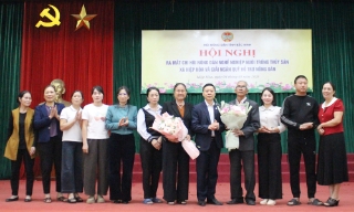 Ra mắt Chi hội Nông dân nghề nghiệp nuôi trồng thủy sản xã Hiệp Hòa