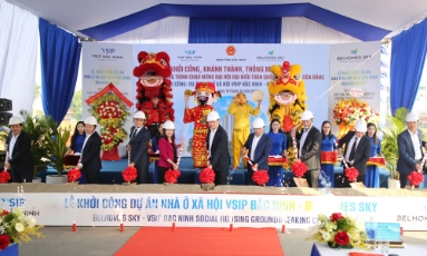  Lãnh đạo tỉnh dự khởi công dự án nhà ở xã hội VSIP Bắc Ninh - BelHomes Sky