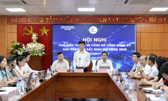 Công bố cổng đăng ký giải Robocon Bắc Ninh mở rộng năm 2026 