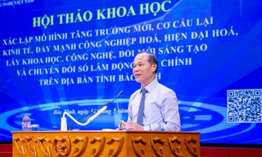  Đổi mới mô hình tăng trưởng dựa trên khoa học, công nghệ, đổi mới sáng tạo và chuyển đổi số 