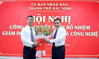 Đồng chí Thân Trung Kiên giữ chức Giám đốc Sở Khoa học và Công nghệ thành phố Bắc Ninh