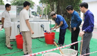 Thử nghiệm công nghệ xử lý nước thải NAO tại phường Bắc Giang