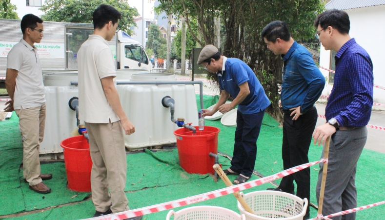  Thử nghiệm công nghệ xử lý nước thải NAO tại phường Bắc Giang