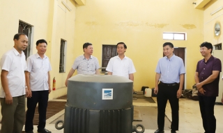 Kiểm tra giải phóng mặt bằng dự án sân bay Gia Bình