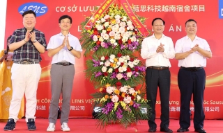 Bắc Ninh: Khởi công dự án cơ sở lưu trú gần 1.177 tỷ đồng của Lens Việt Nam tại khu công nghiệp Quang Châu