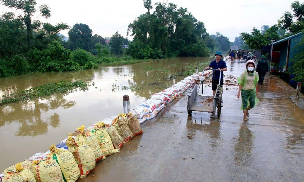 Đề nghị 13 tỉnh, thành phố canh đê chống bão