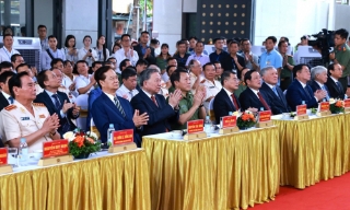 Tổng Bí thư Tô Lâm dự, cắt băng khánh thành Trụ sở Bộ Công an