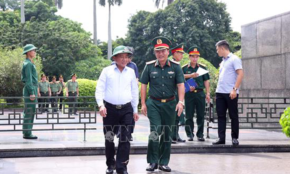  Thường trực Ban Bí thư Trần Cẩm Tú kiểm tra công tác chuẩn bị Lễ kỷ niệm 80 năm Quốc khánh